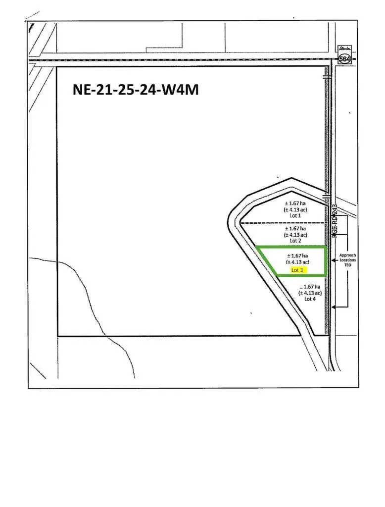 Lot 3 Range Road 243 & Highway 564 Rural Wheatland County AB T1P 0L1