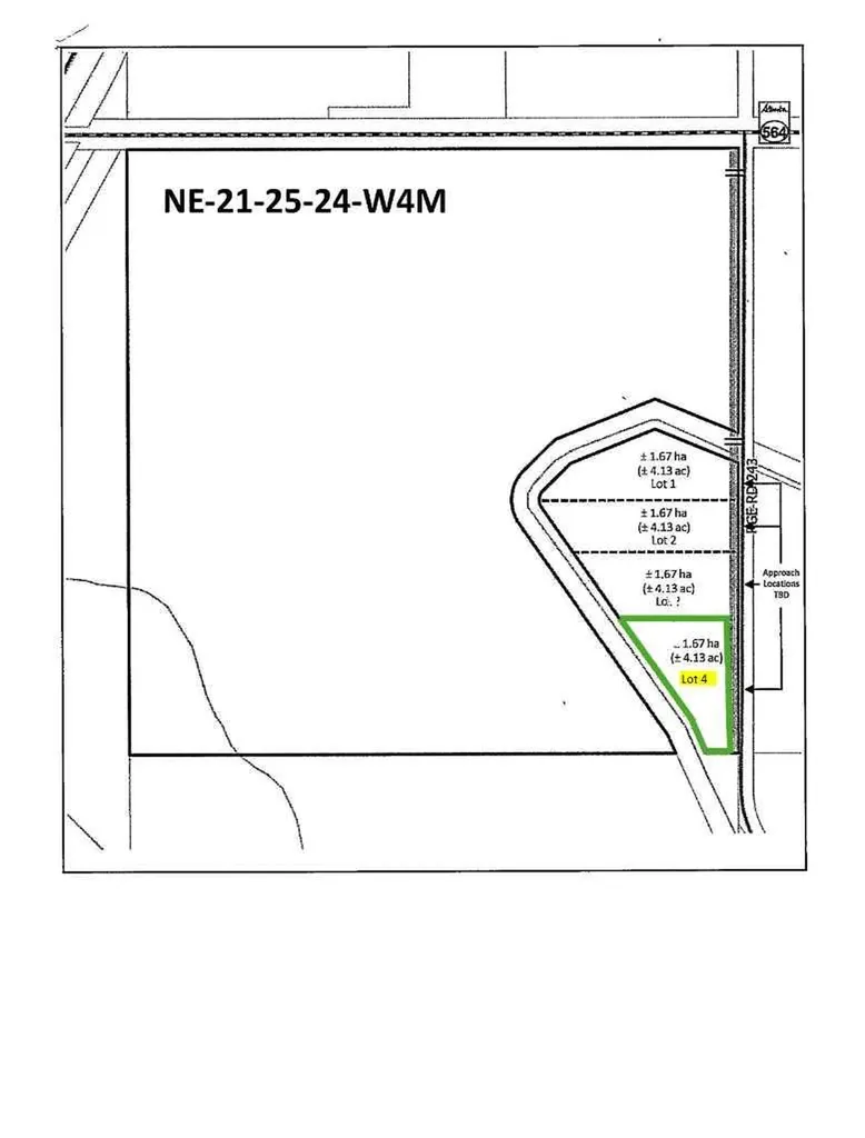 Lot 4 Range Road 243 & Highway 564 Rural Wheatland County AB T1P 0L1
