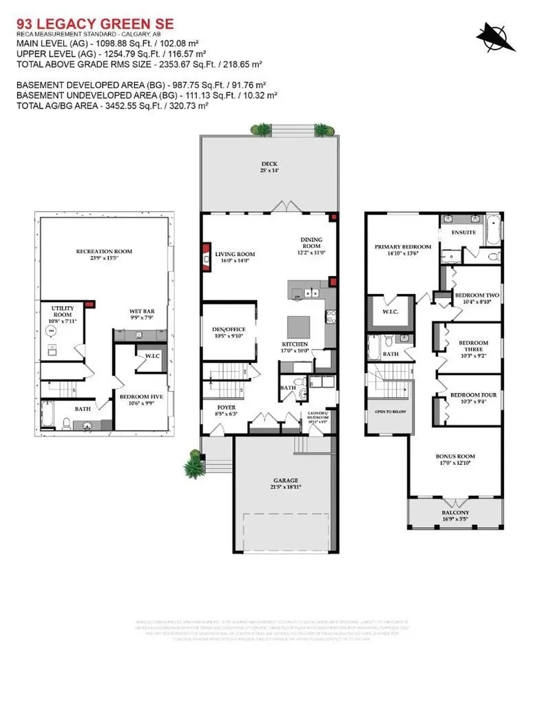 93 Legacy Green SE Calgary AB T2X 0X6