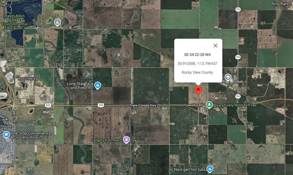 On Hwy 22 Farm N Indus AB T1X 0H7
