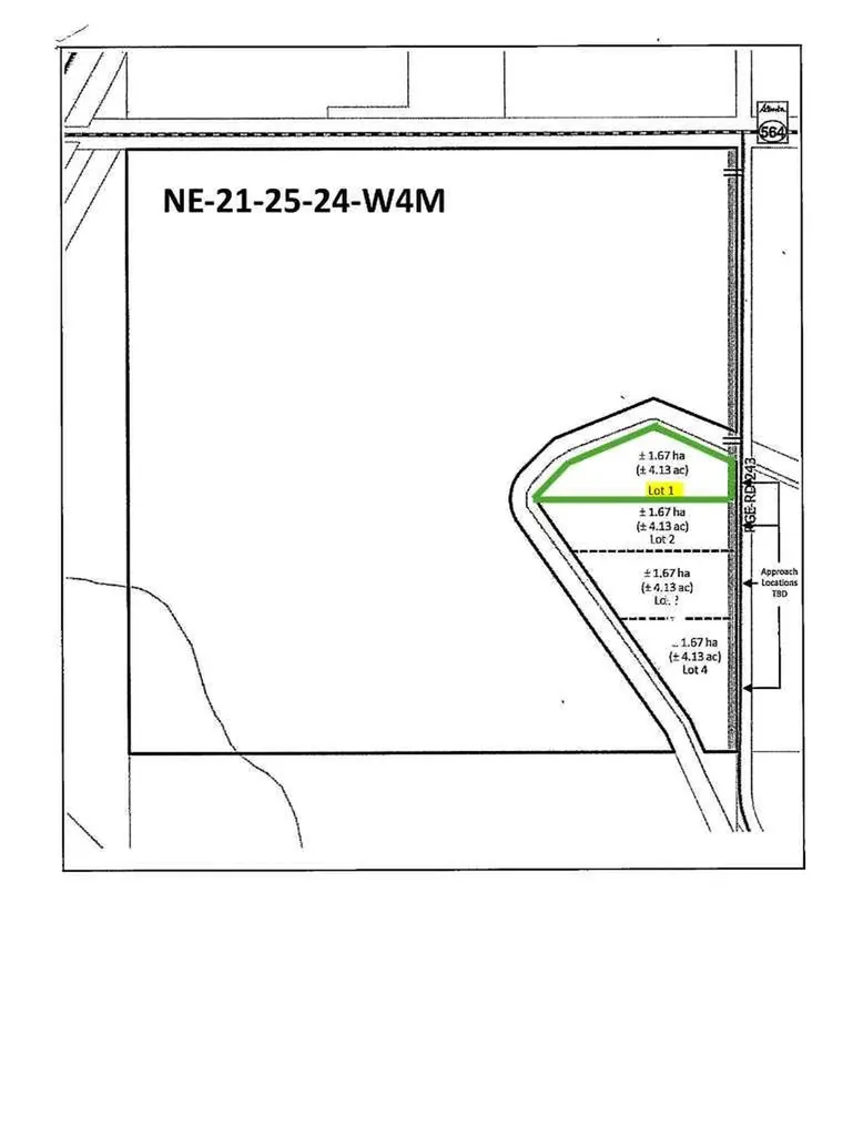 Lot 1 Range Road 243 & Highway 564 Rural Wheatland County AB T1P 0L1