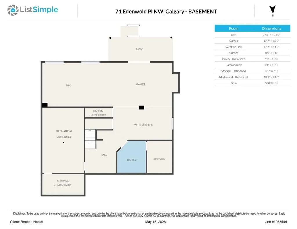 71 Edenwold Place NW Calgary AB T3A 3T8