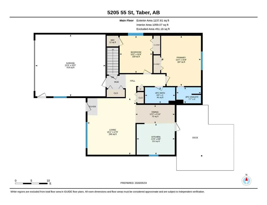 5205 55 Street Taber AB T1G 1M6