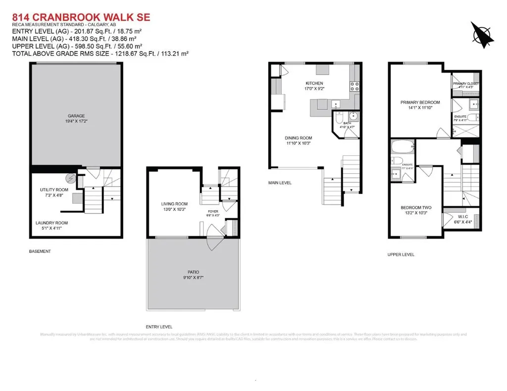 814 Cranbrook Walk SE Calgary AB T3M 2V5