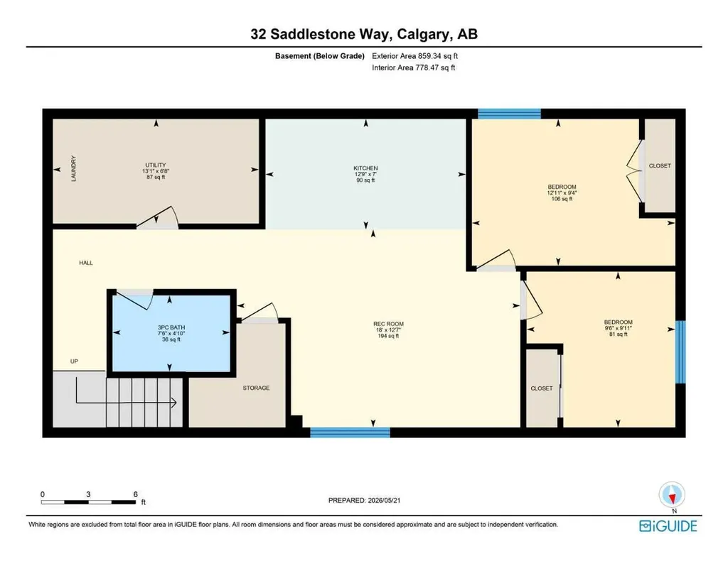 32 Saddlestone Way NE Calgary AB T3J 2C9