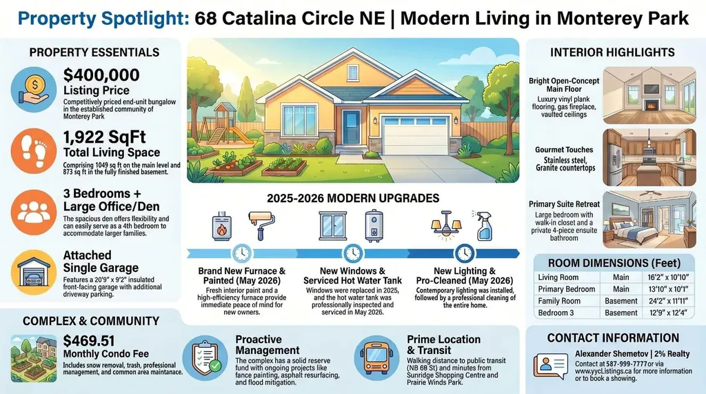 68 Catalina Circle NE Calgary AB T1Y 7B7
