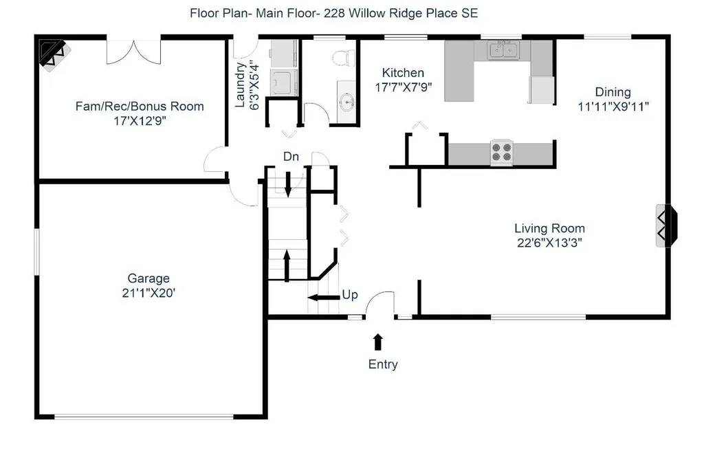228 Willow Ridge Place SE Calgary AB T2J 1N3