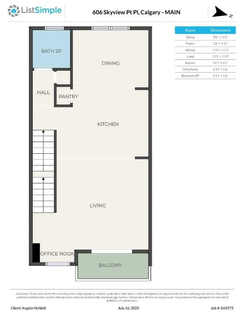 606 Skyview Point Place NE Calgary AB T3N0L7