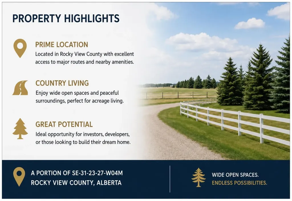 235112 Range Road 275a Rural Rocky View County AB T1X 2H3