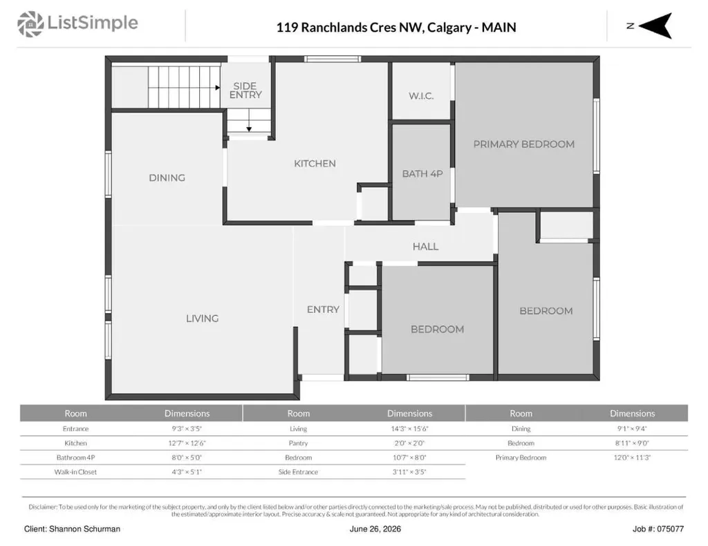 119 Ranchlands Crescent NW Calgary AB T3G 1N6