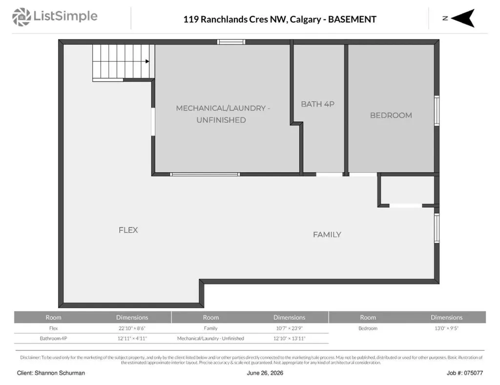 119 Ranchlands Crescent NW Calgary AB T3G 1N6