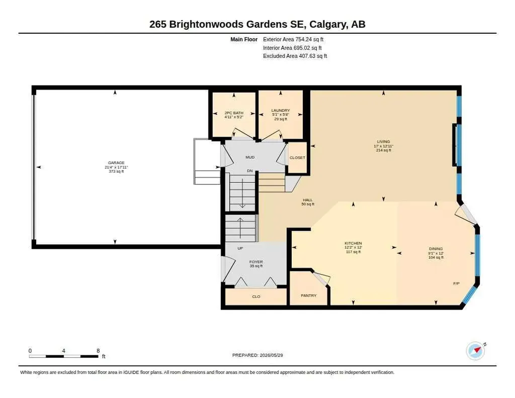 265 Brightonwoods Gardens SE Calgary AB T2Z0T4