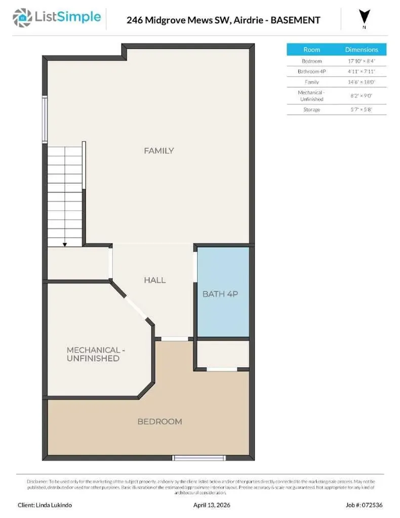 246 Midgrove Mews SW Airdrie AB T4B 5K8