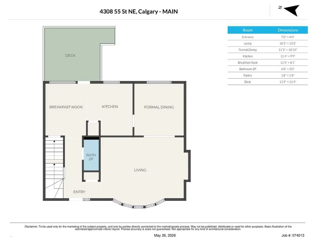 4308 55 Street NE Calgary AB T1Y 4B7