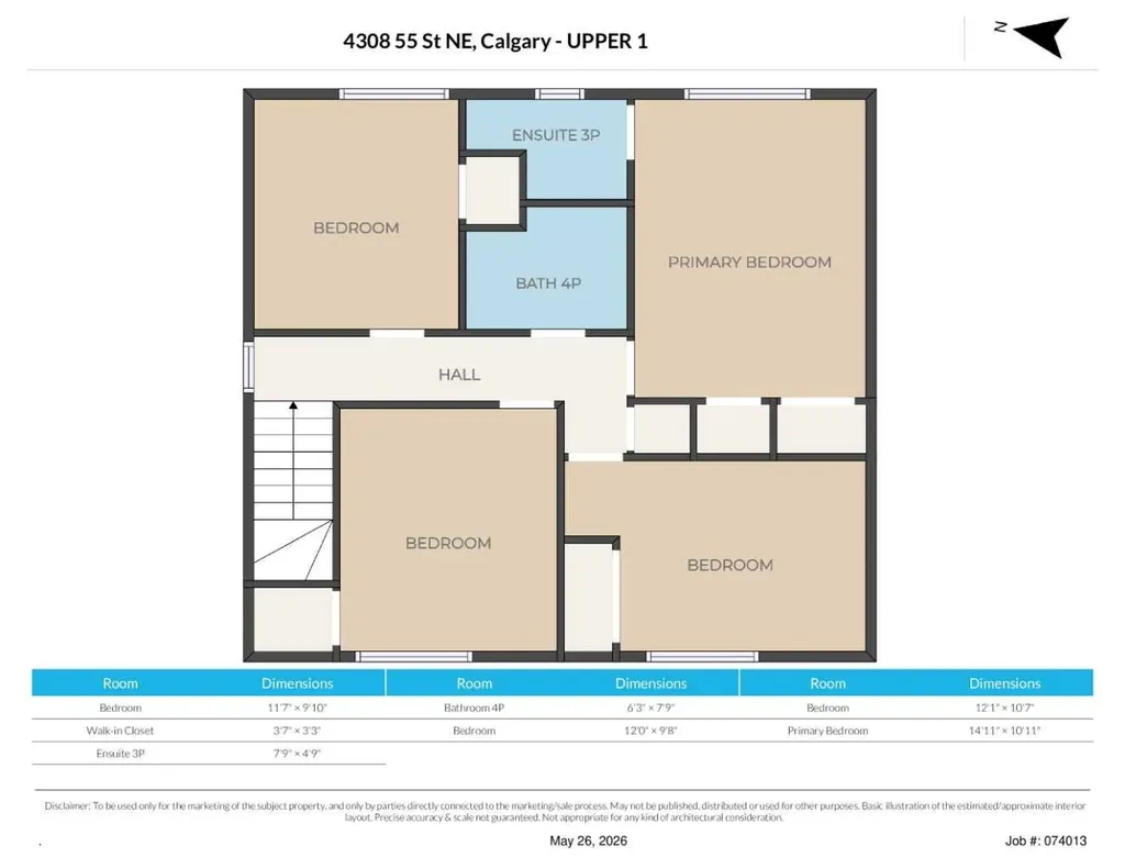 4308 55 Street NE Calgary AB T1Y 4B7