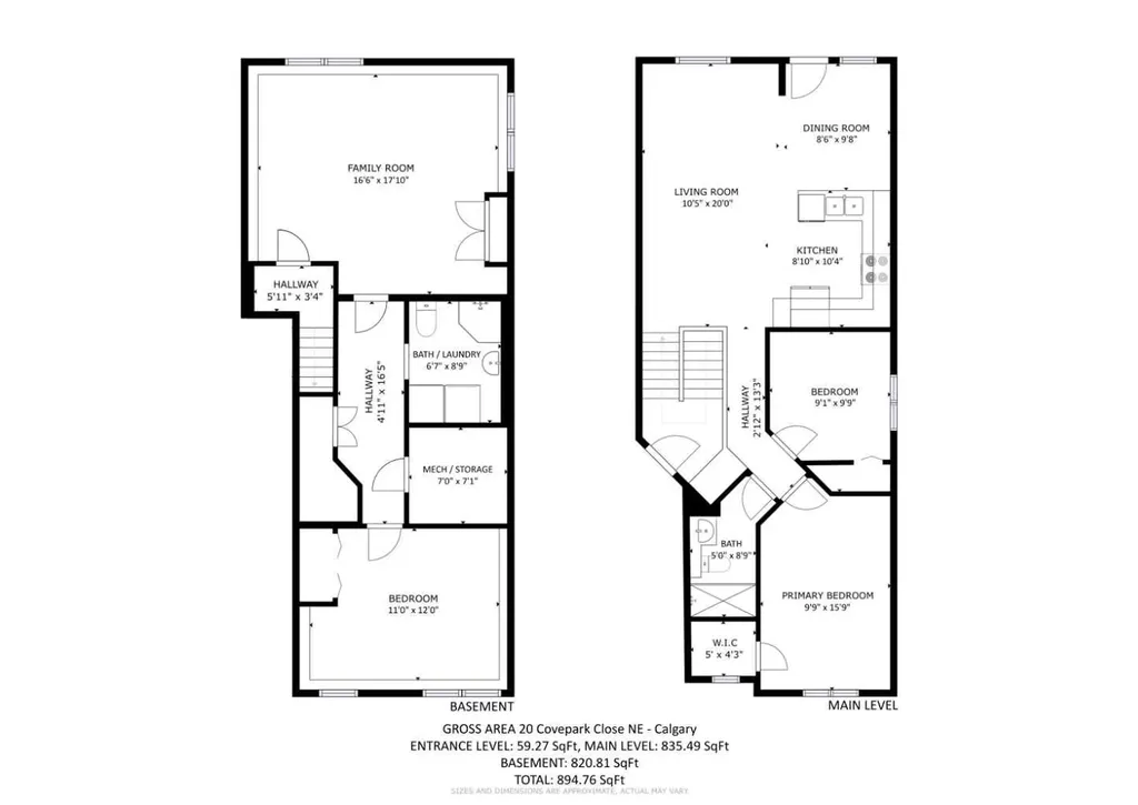 20 Covepark Close NE Calgary AB T3K 5R3