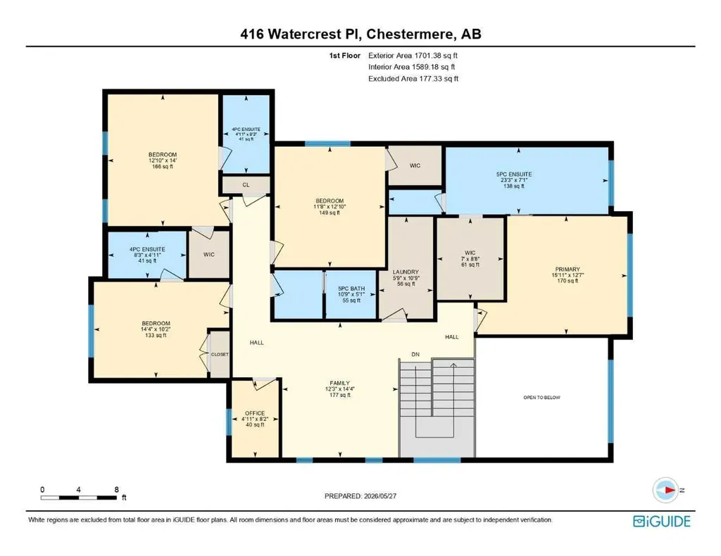 416 Watercrest Place Chestermere AB T1X 2Y7