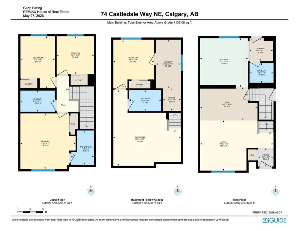 74 Castledale Way NE Calgary AB T3J 2A2