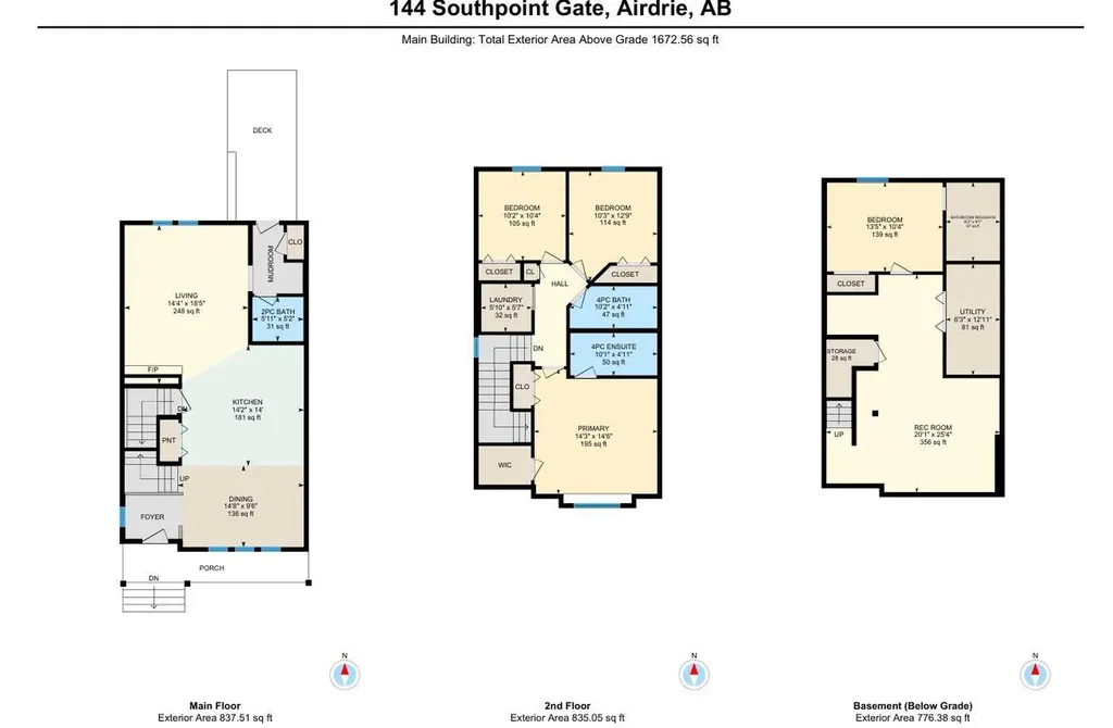144 South Point Court SW Airdrie AB T4B4K9
