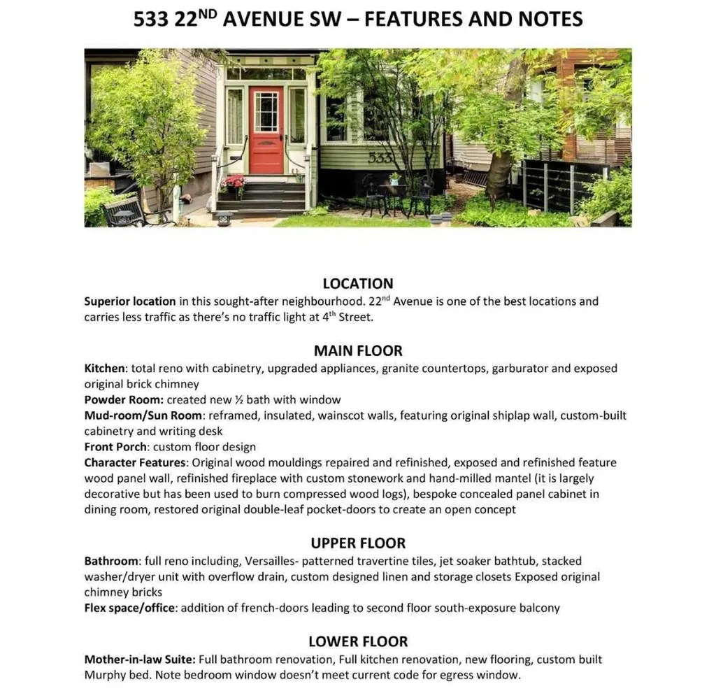533 22 Avenue SW Calgary AB T2S 0H5