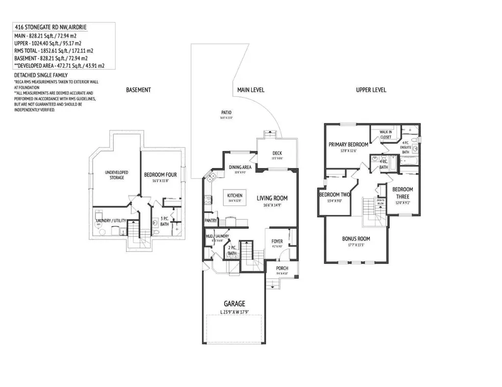 416 Stonegate Road NW Airdrie AB T4B2Z9