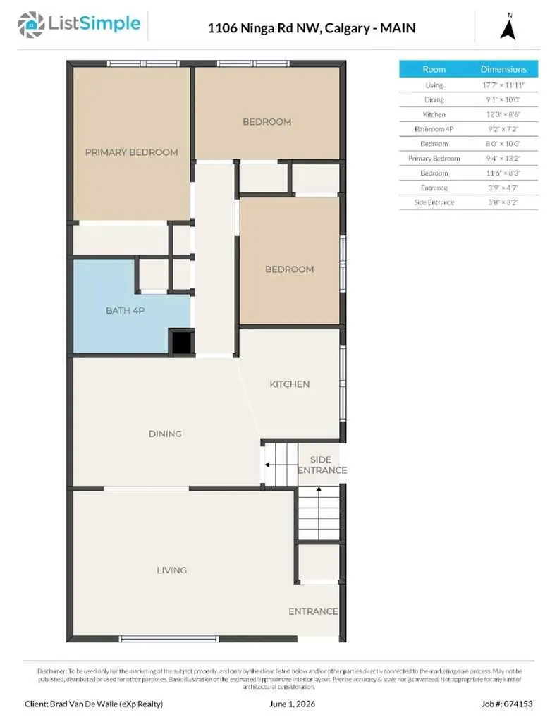 1106 Ninga Road NW Calgary AB T2K2P1