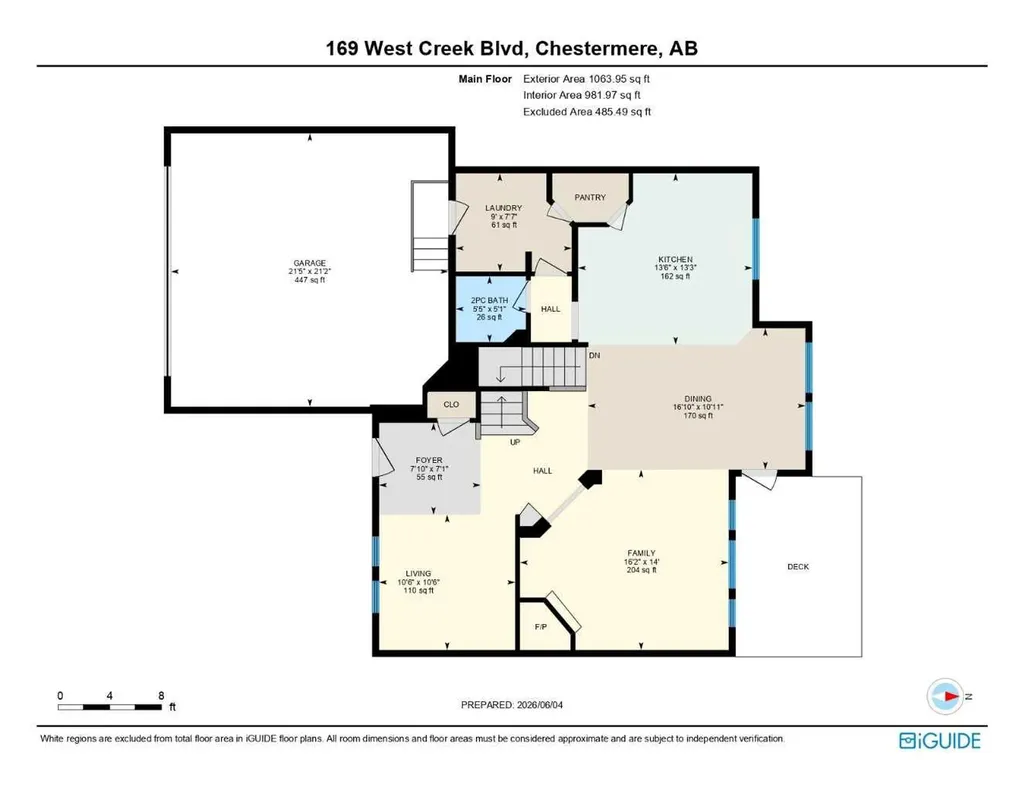 169 West Creek Boulevard Chestermere AB T1X 1P5