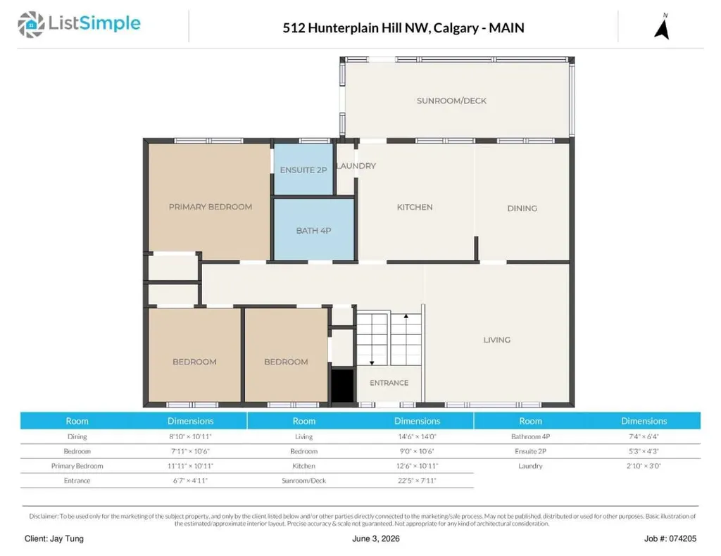 512 Hunterplain Hill NW Calgary AB T2K 4L7