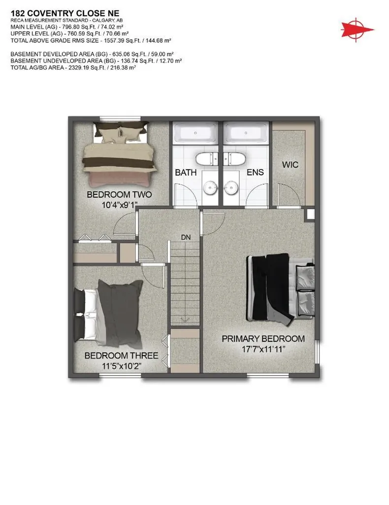 182 Coventry Close NE Calgary AB T3K 4A6