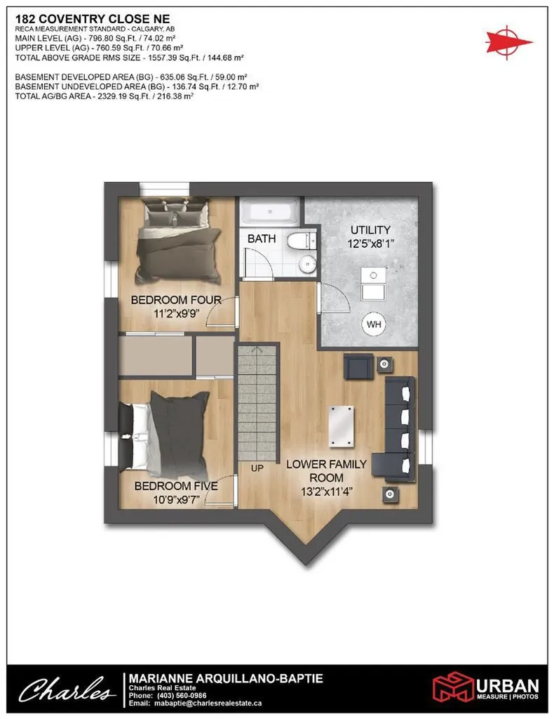 182 Coventry Close NE Calgary AB T3K 4A6