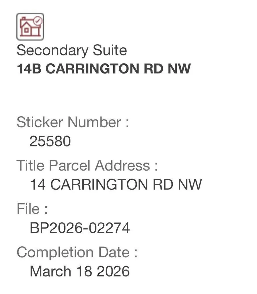 14 Carrington Road NW Calgary AB T3P 1L8