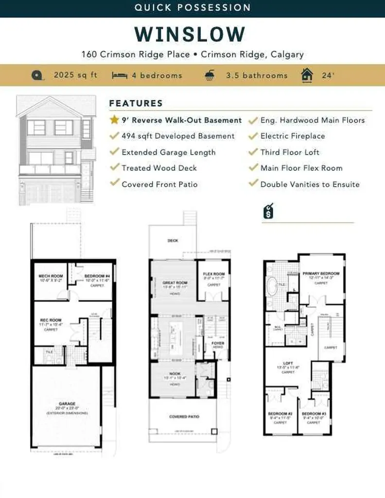 160 Crimson Ridge Place NW Calgary AB T3L 0K4