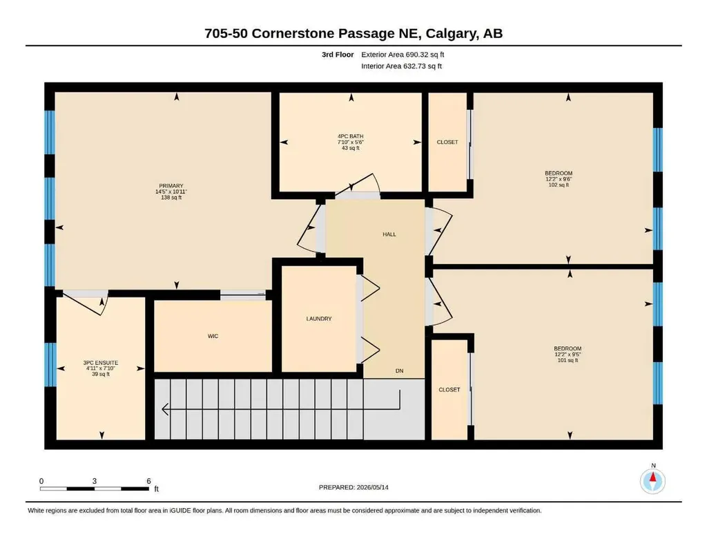 50 Cornerstone Passage NE Calgary AB T3N 2G1