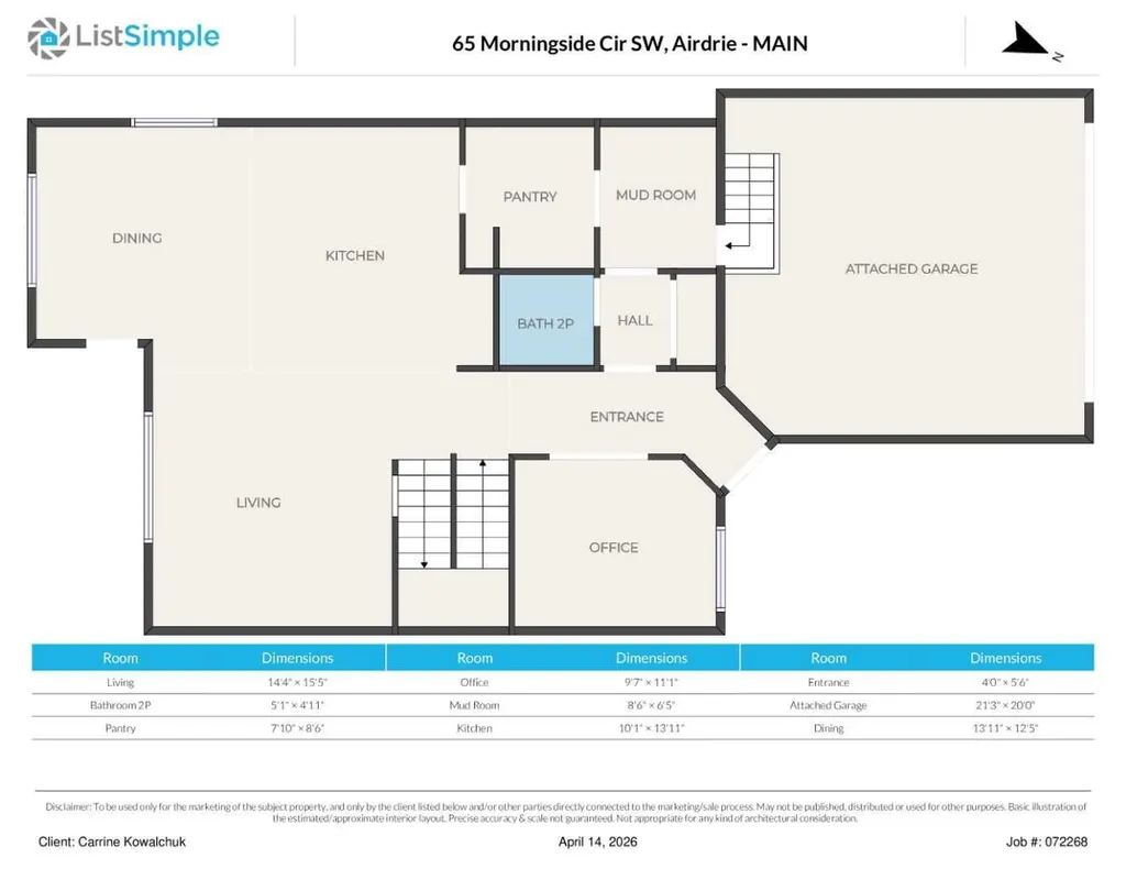 65 Morningside Circle SW Airdrie AB T4B 0L7