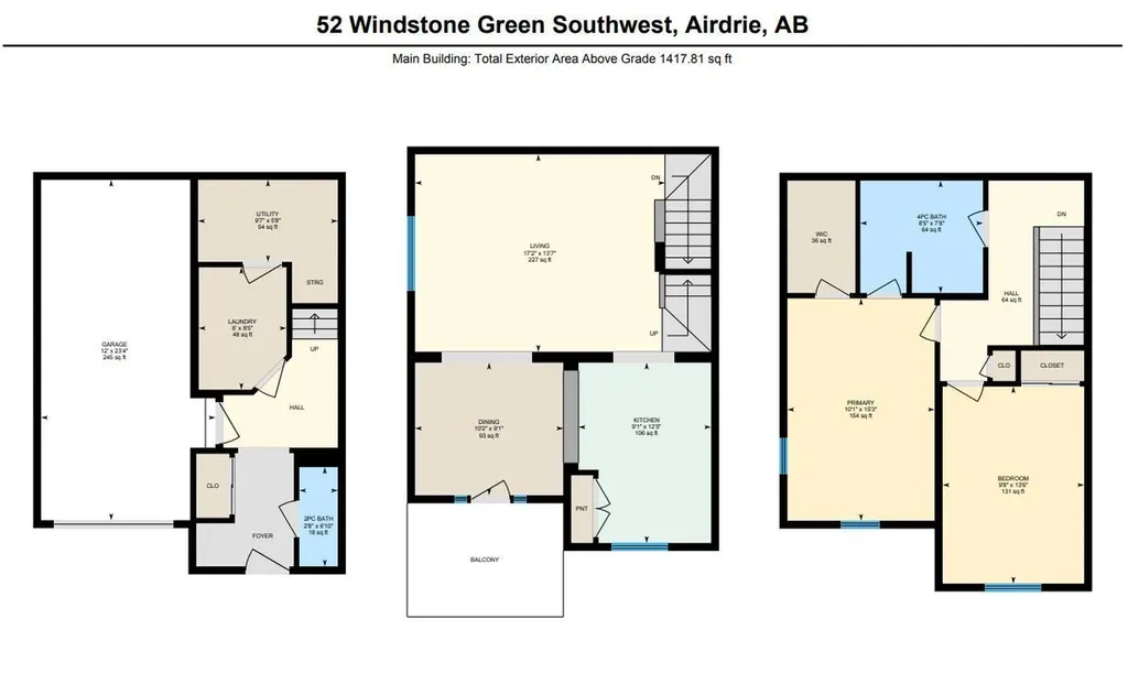 52 Windstone Green SW Airdrie AB T4B 0N5