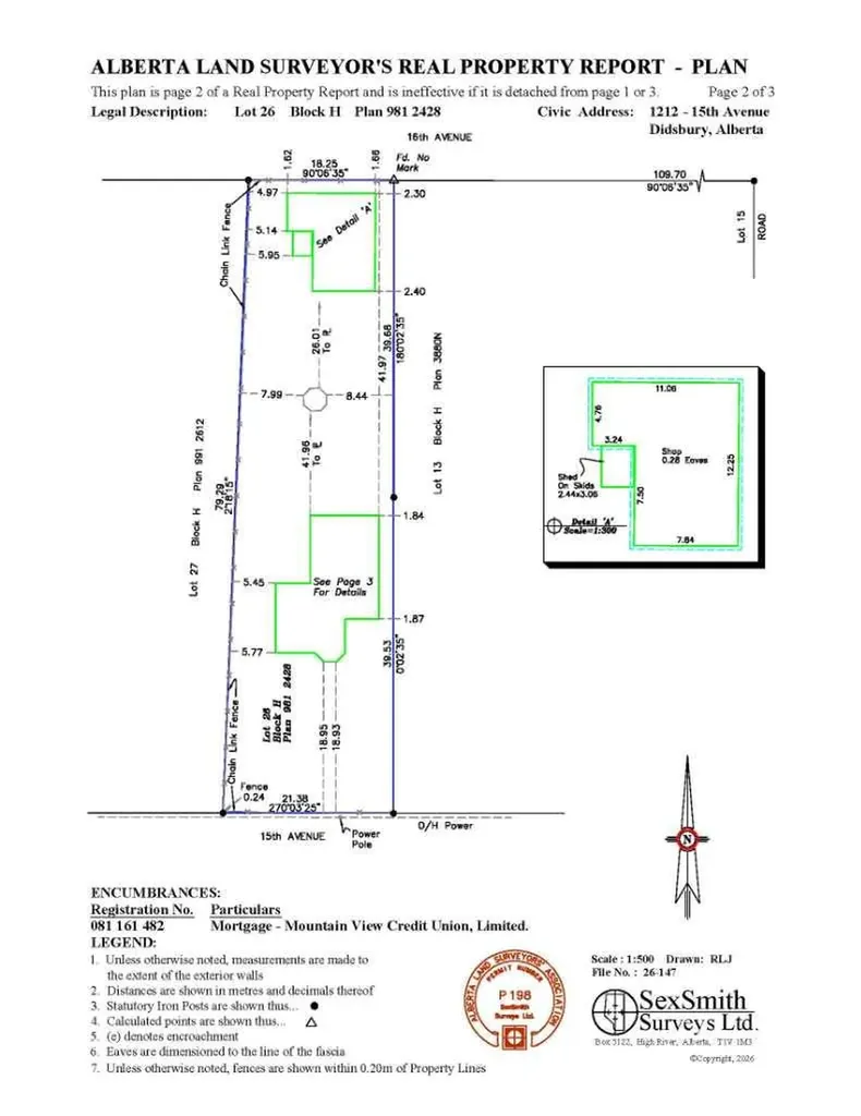 1212 15 Avenue Didsbury AB T0M 0S0