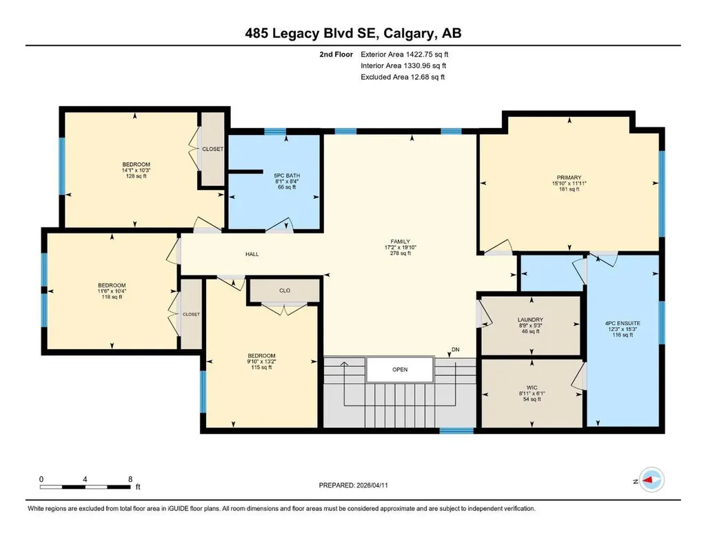 485 Legacy Boulevard SE Calgary AB T2X 0Y6