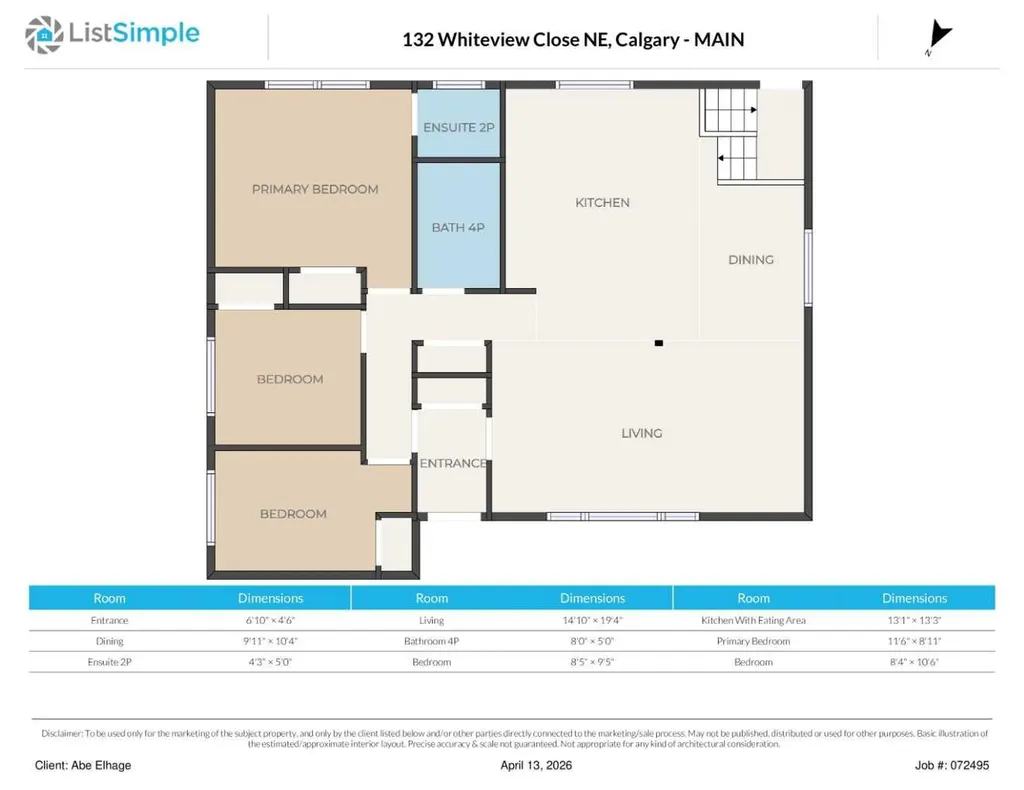 132 Whiteview Close NE Calgary AB T1Y 1R2