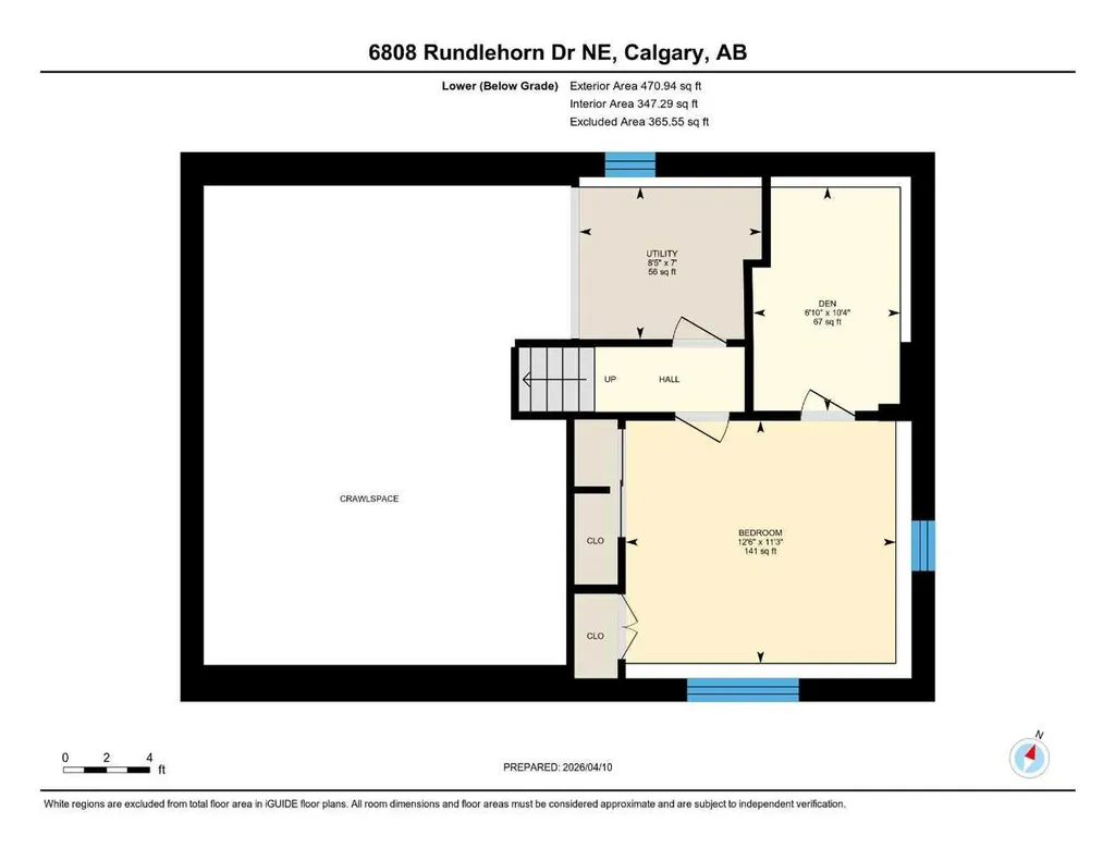 6808 Rundlehorn Drive NE Calgary AB T1Y 3V2