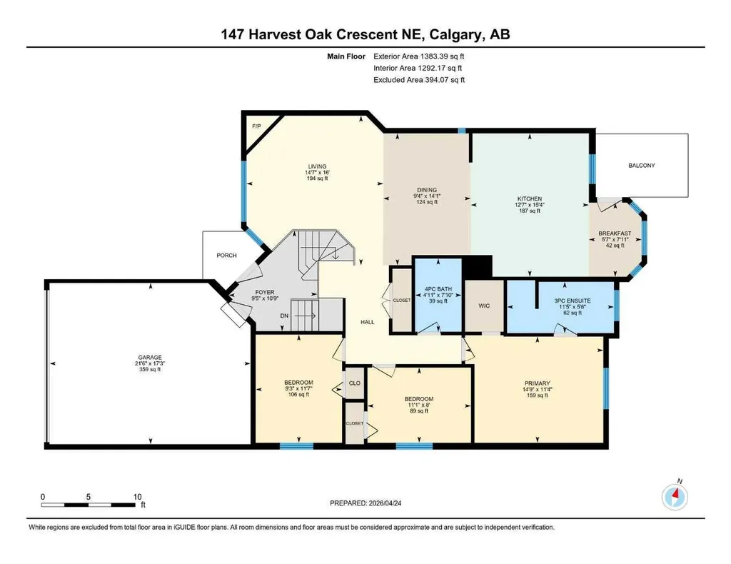 147 Harvest Oak Crescent NE Calgary AB T3K 4C8