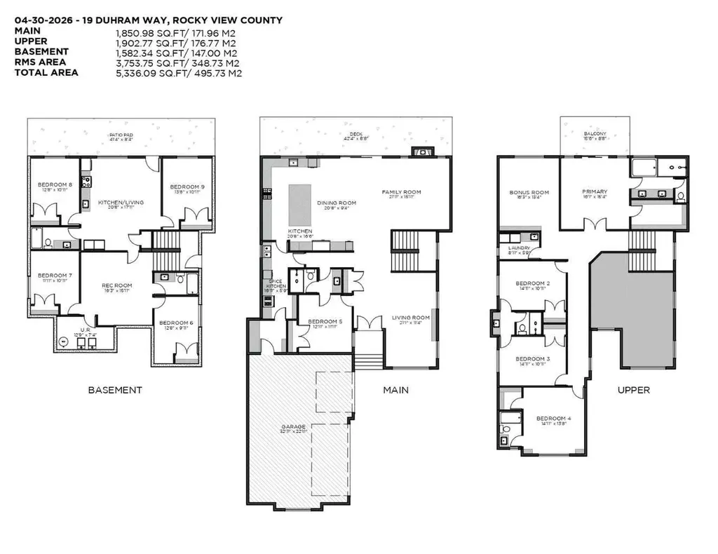 19 Duhram Way Rural Rocky View County AB T1Z0A1