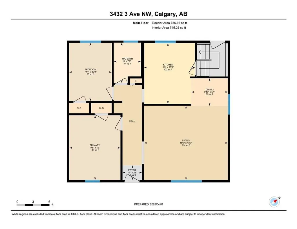 3432 3 Avenue NW Calgary AB T2N 0M3