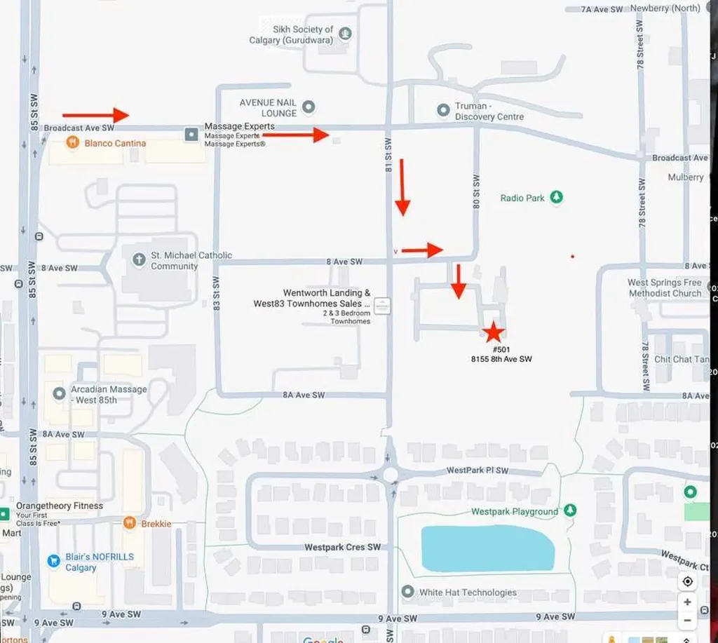 8155 8 Avenue SW Calgary AB T3H 6H9