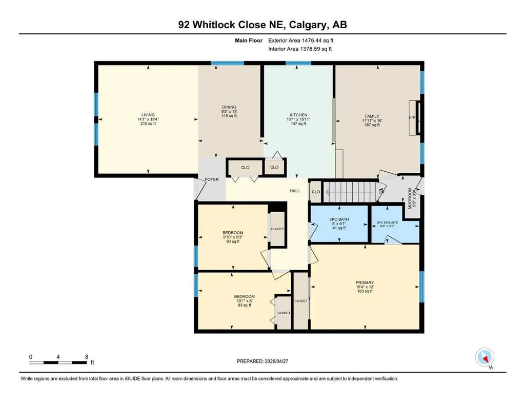 92 Whitlock Close NE Calgary AB T1Y 4X3