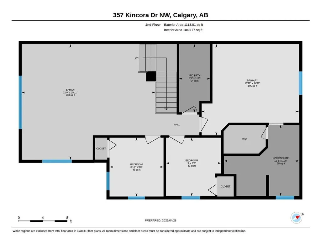 357 Kincora Drive NW Calgary AB T3R 1N3