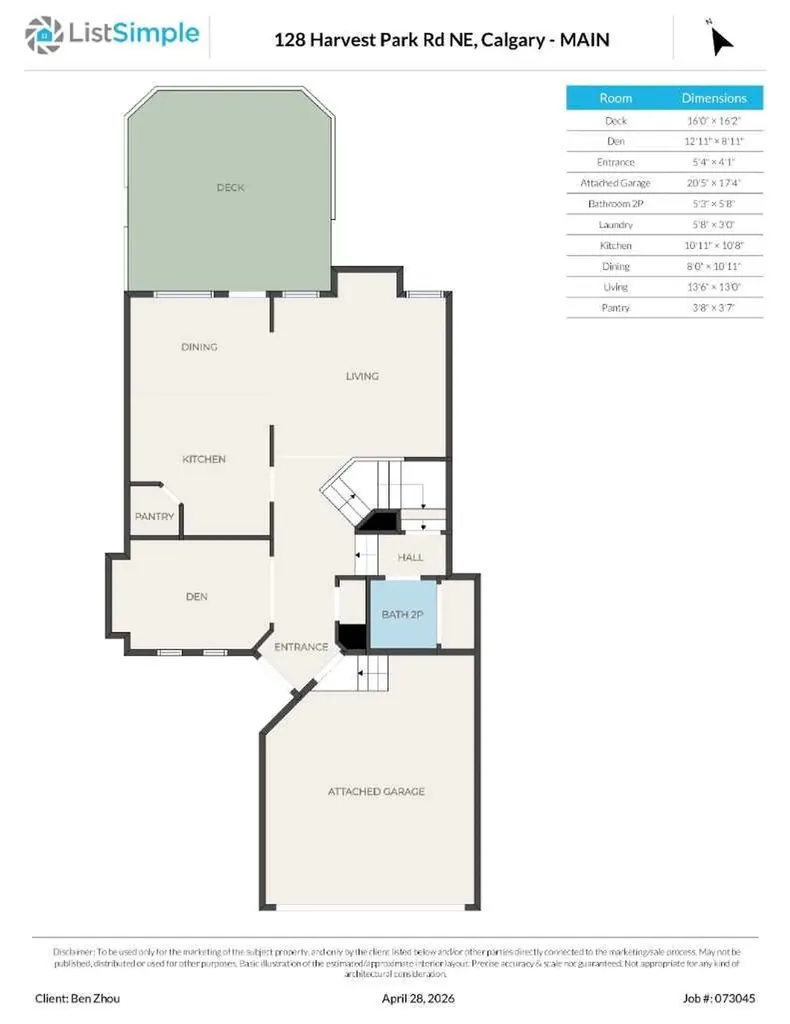 128 Harvest Park Road NE Calgary AB T3K 4H9