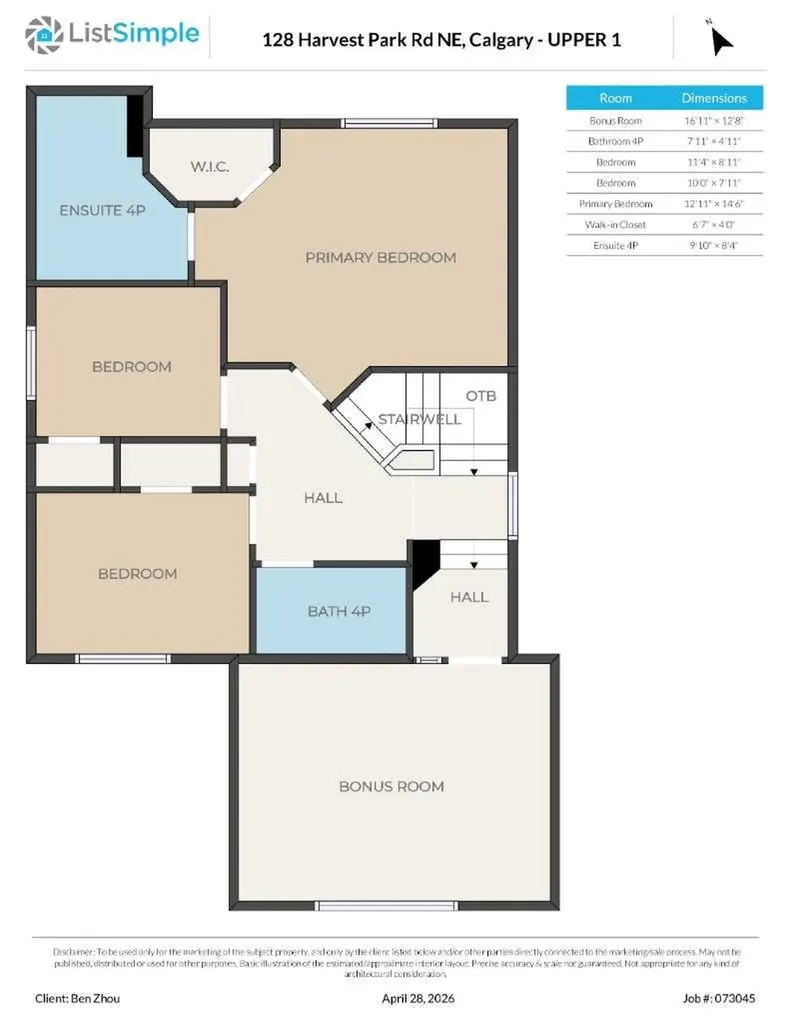 128 Harvest Park Road NE Calgary AB T3K 4H9