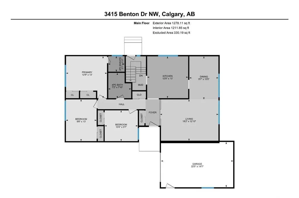 3415 Benton Drive NW Calgary AB T2L1W7