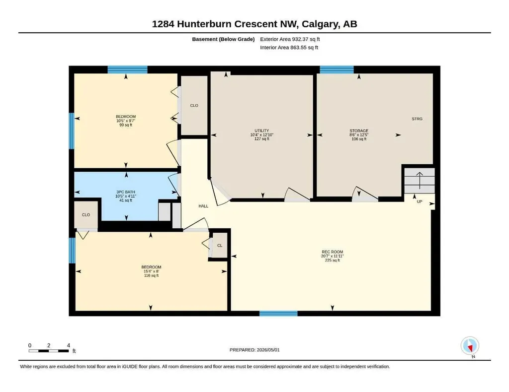 1284 Hunterburn Crescent NW Calgary AB T2K 4T2
