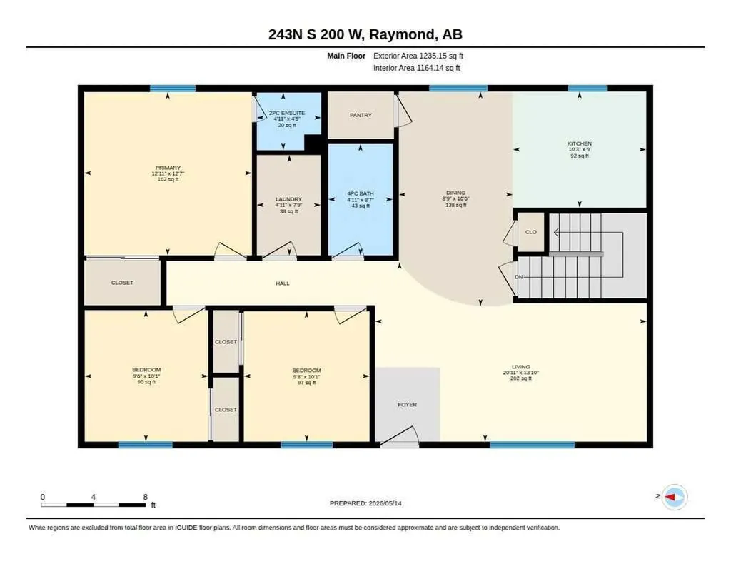 243 N 200 W Raymond AB T0K 2S0